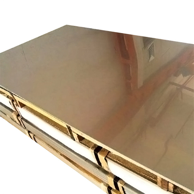 La bobina di acciaio inossidabile di Pvd ha ricoperto Rose Golden Mirror Pvdf Pe di titanio bronzea